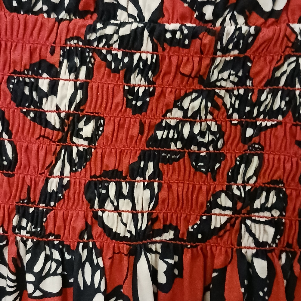 Kate Spade Dress- Blake Red Butterfly Dress -Size XL -EUC $279 Retail - Picture 7 of 12